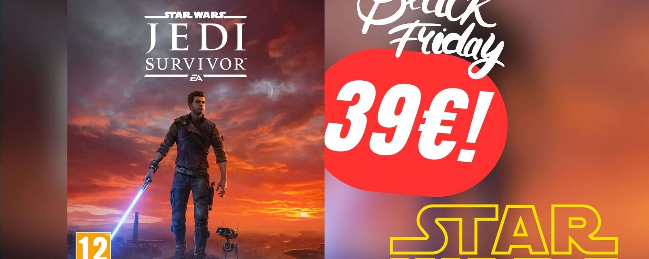 MINIMO STORICO per Star Wars Jedi: Survivor (PS5) grazie al Black Friday Amazon