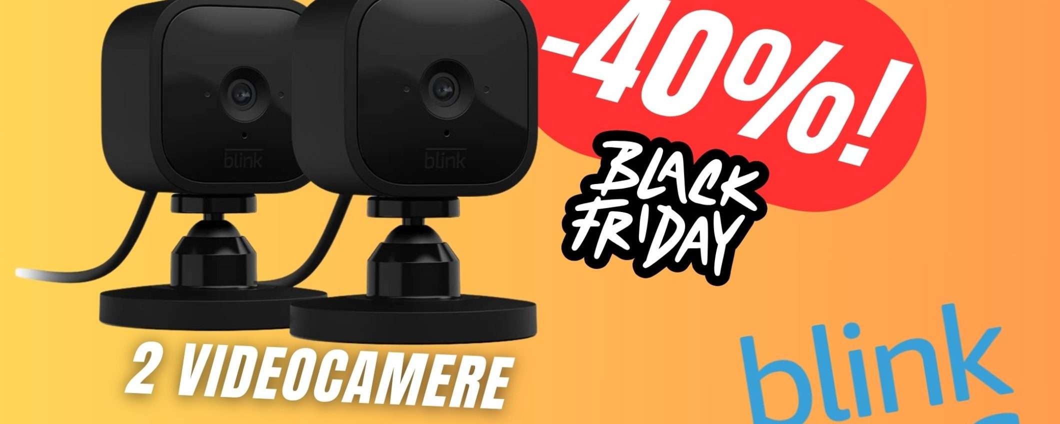 2 Videocamere di sorveglianza a soli 41€?! Sì grazie al Black Friday