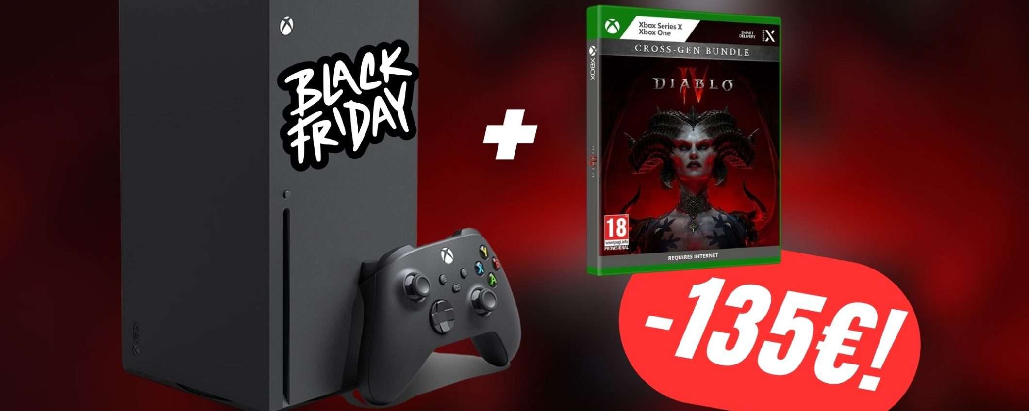 Xbox Series X + Diablo IV: il Bundle definitivo è SCONTATO DI 135€ per il Black Friday