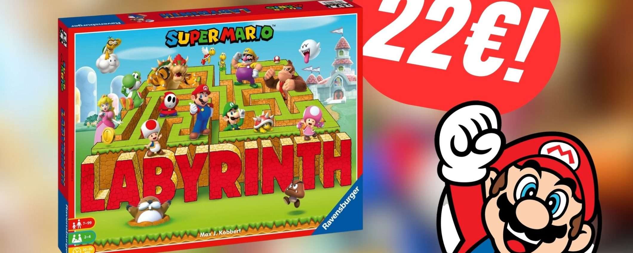 Risparmia il 34% sul Gioco da Tavolo di Super Mario!