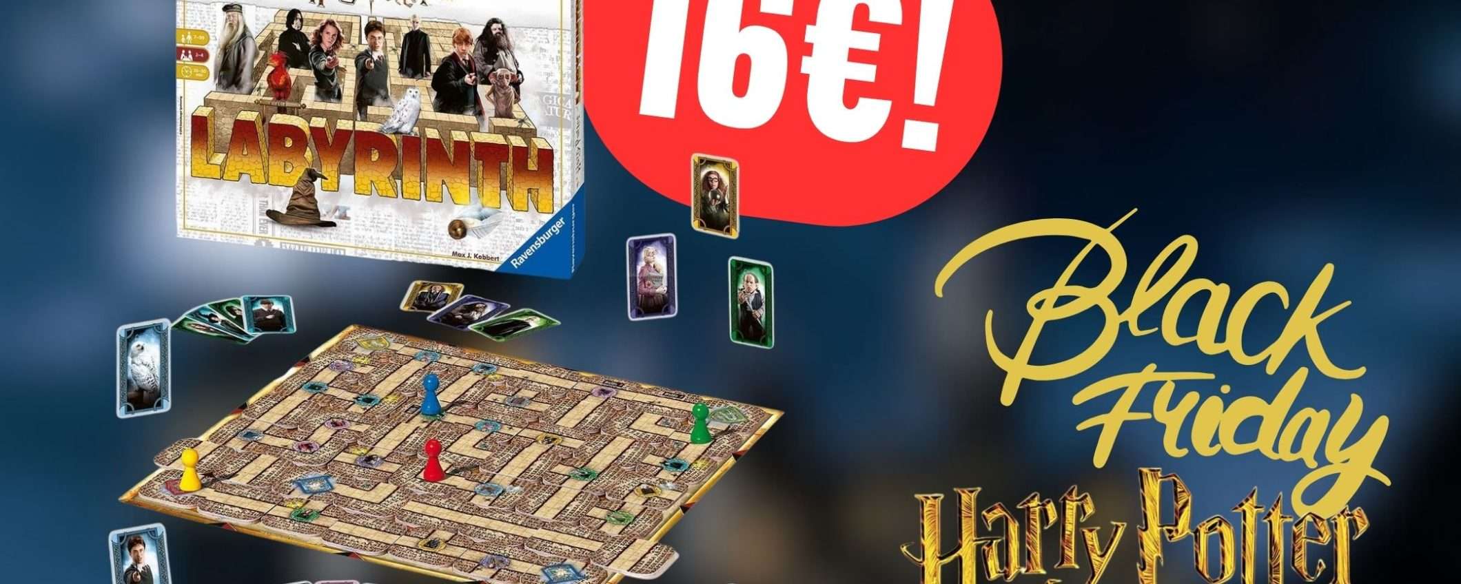 Il Gioco da tavolo di Harry Potter costa solo 16€ grazie alle offerte del Black Friday