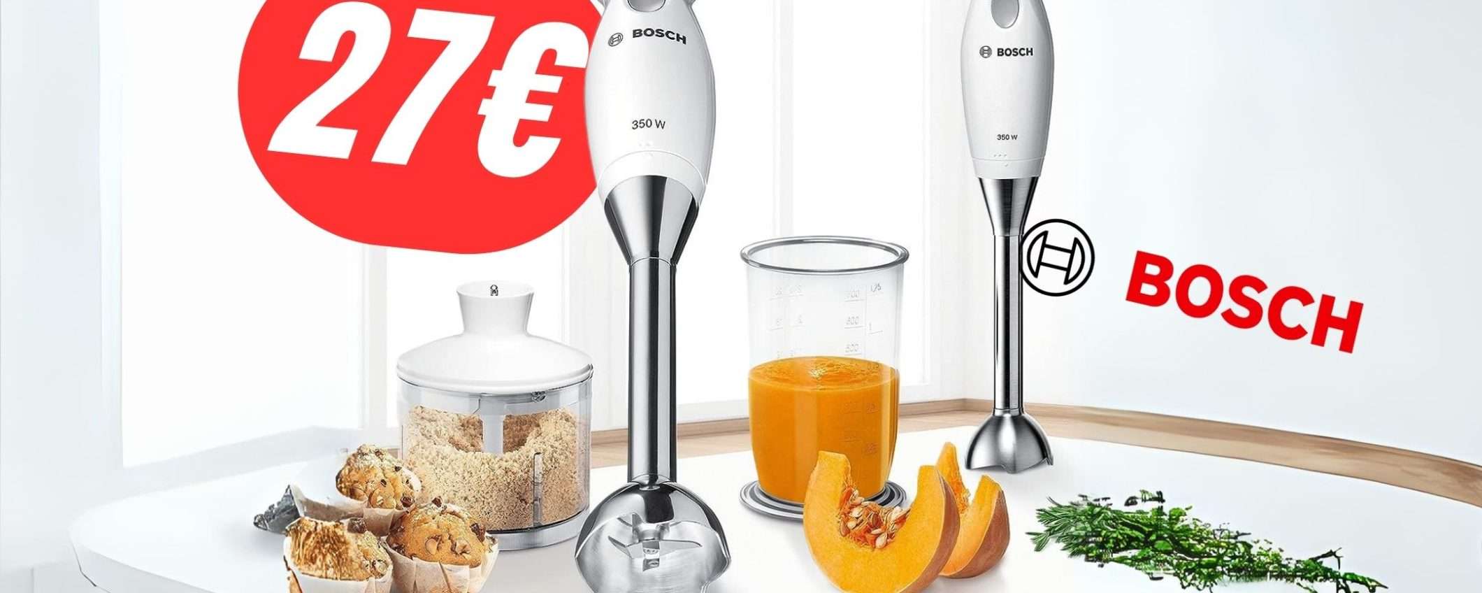 Il Mixer a Immersione di Bosch a un PREZZO FOLLE per il Black Friday