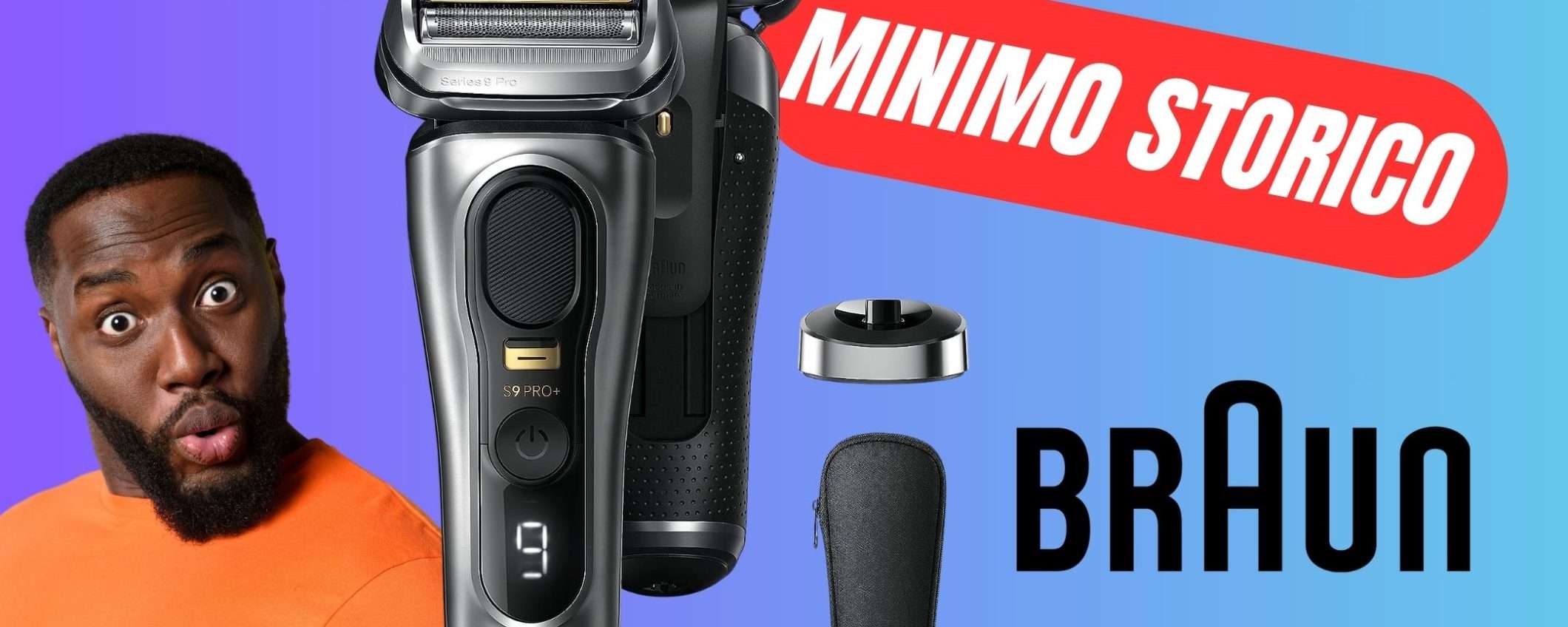 Uno dei migliori Rasoi in circolazione scende al MINIMO STORICO: Braun Series 9 PRO+ (-31%)