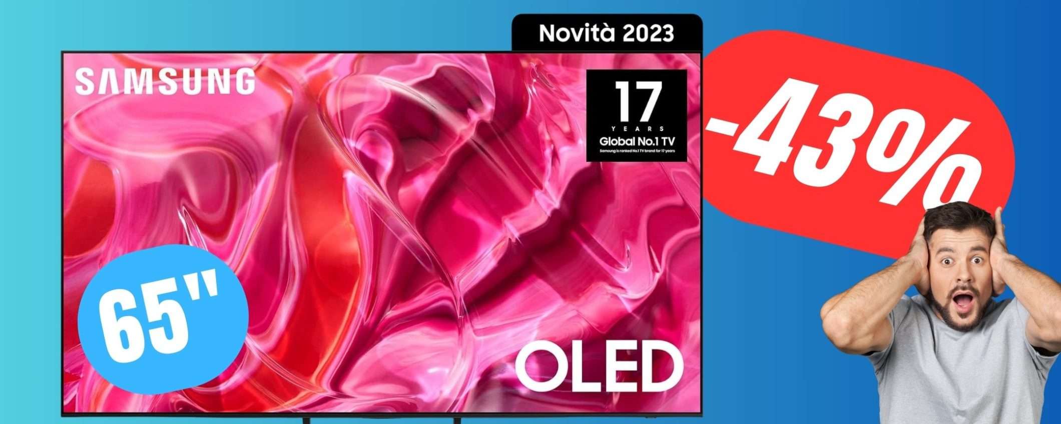 AMAZON IMPAZZISCE : Samsung TV OLED scontata di ben 1300€!