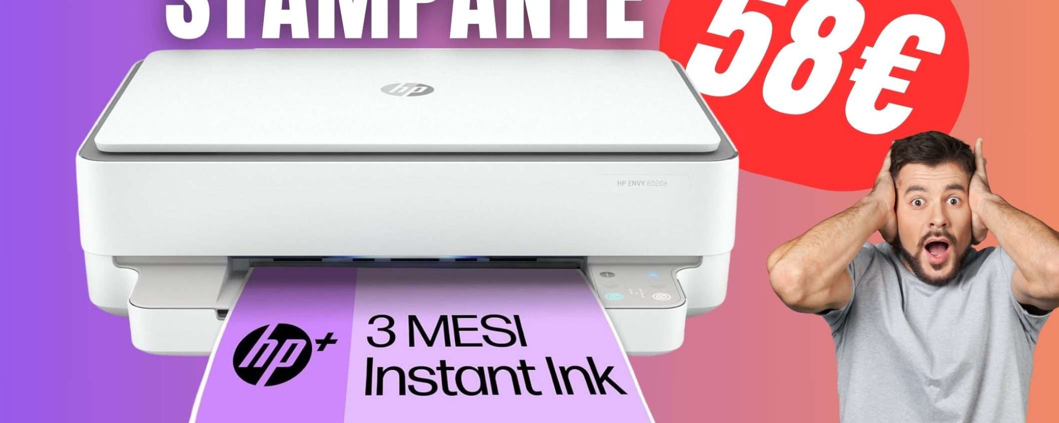 Questa Stampante HP costa solo 58€ grazie al Black Friday 2023!