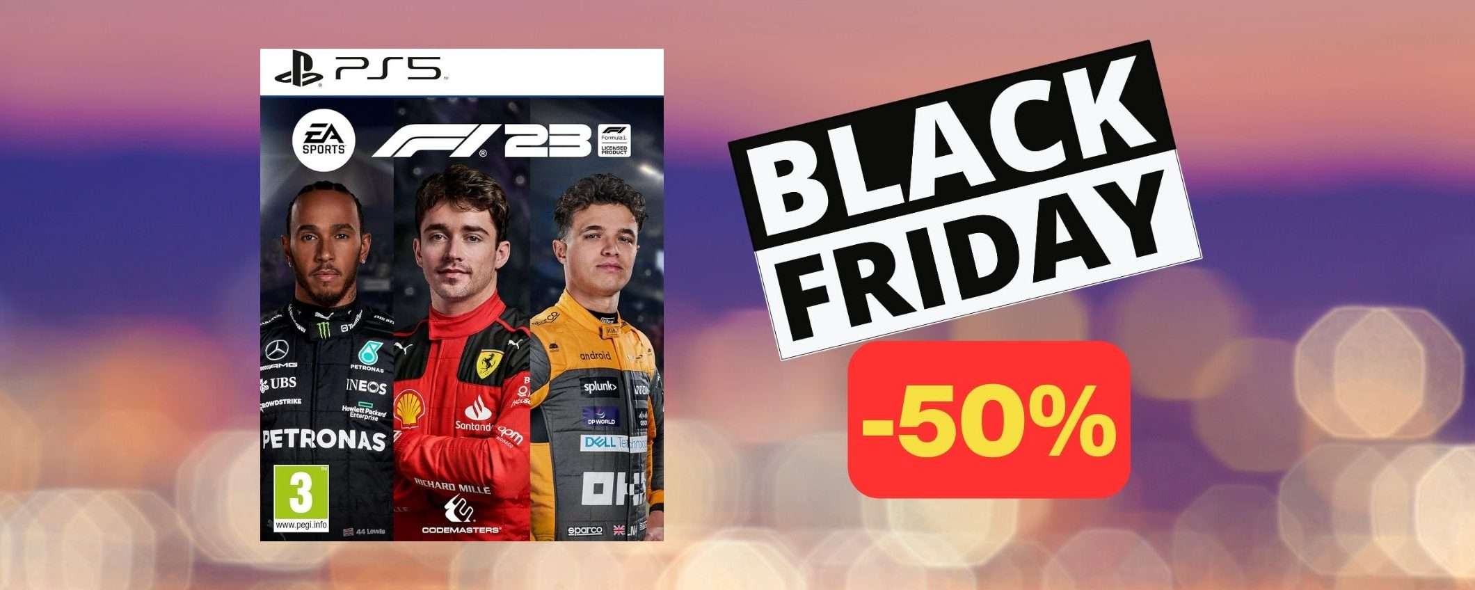 Corri a Las Vegas con F1 23 in offerta per il Black Friday (-50%)