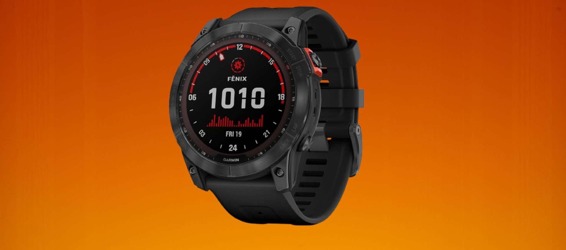 Garmin fēnix 7X Solar, offerta su Amazon: ricarica solare e autonomia esagerata