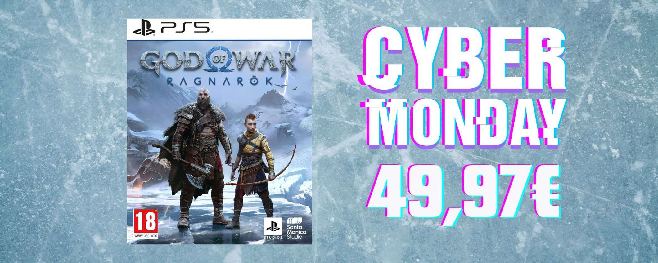 God of War Ragnarok PS5 quasi a metà prezzo per il Cyber Monday Amazon