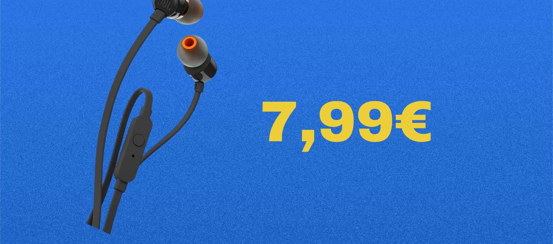 Cuffie JBL con cavo in SUPER OFFERTA a soli 7,99€: ecco perché vanno prese subito