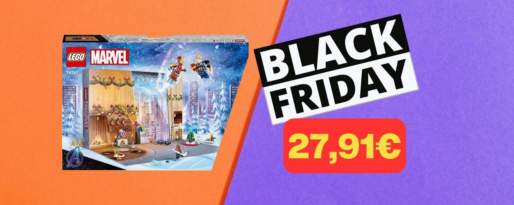 Set LEGO Marvel Calendario dell'Avvento in offerta Black Friday