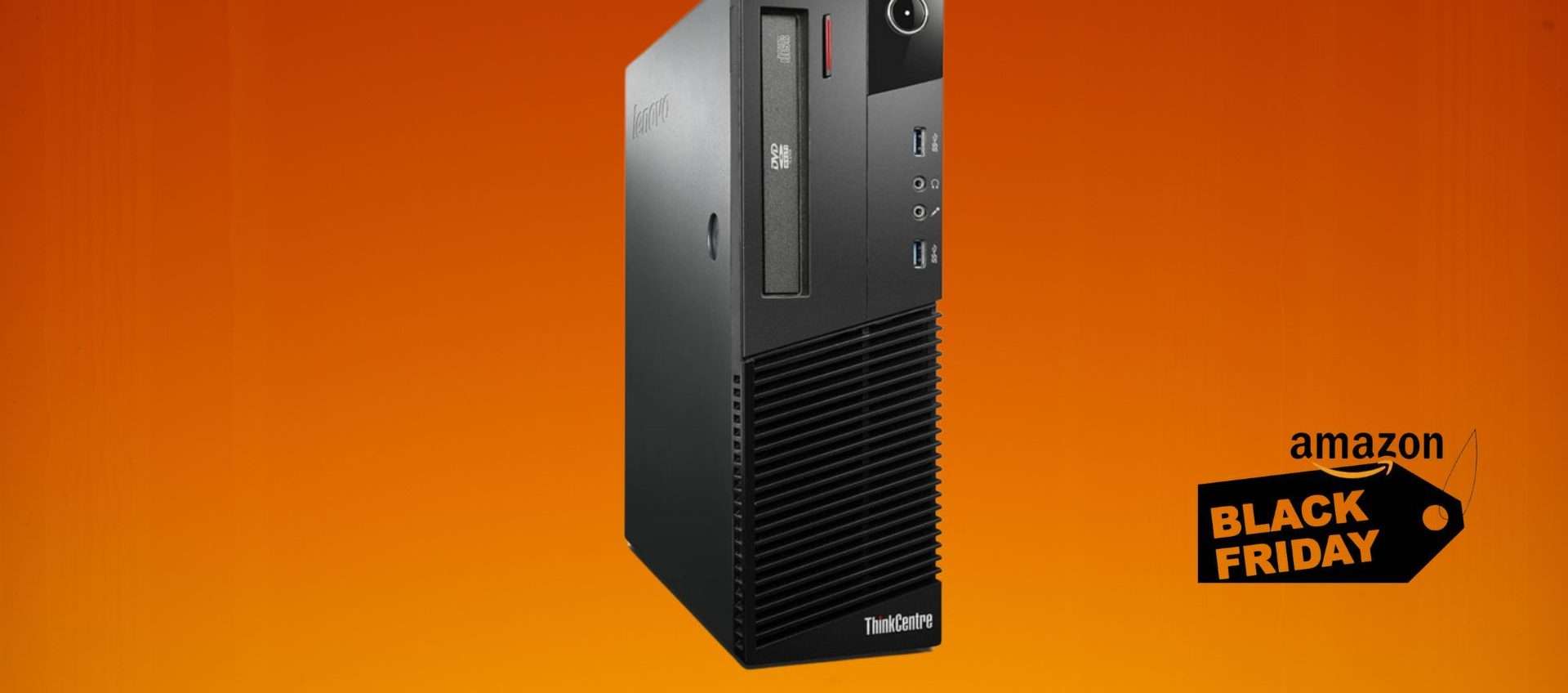 Desktop Lenovo ricondizionato a soli 110€ su Amazon: Intel i5, 16GB di RAM e Windows 11 Pro