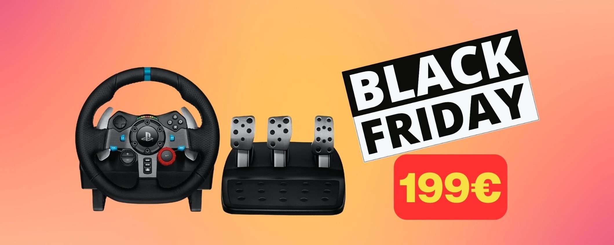 Logitech G29: il volante è in OFFERTA BLACK FRIDAY a 199€