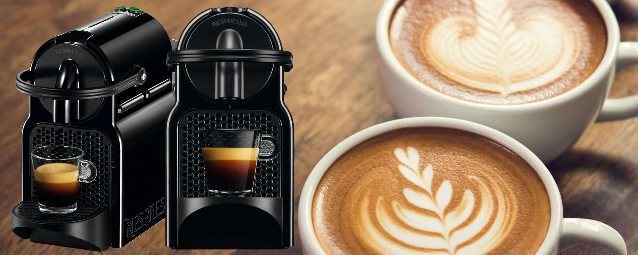 Nespresso Inissia a prezzo SHOCK: 79€ con 40€ di caffè GRATIS