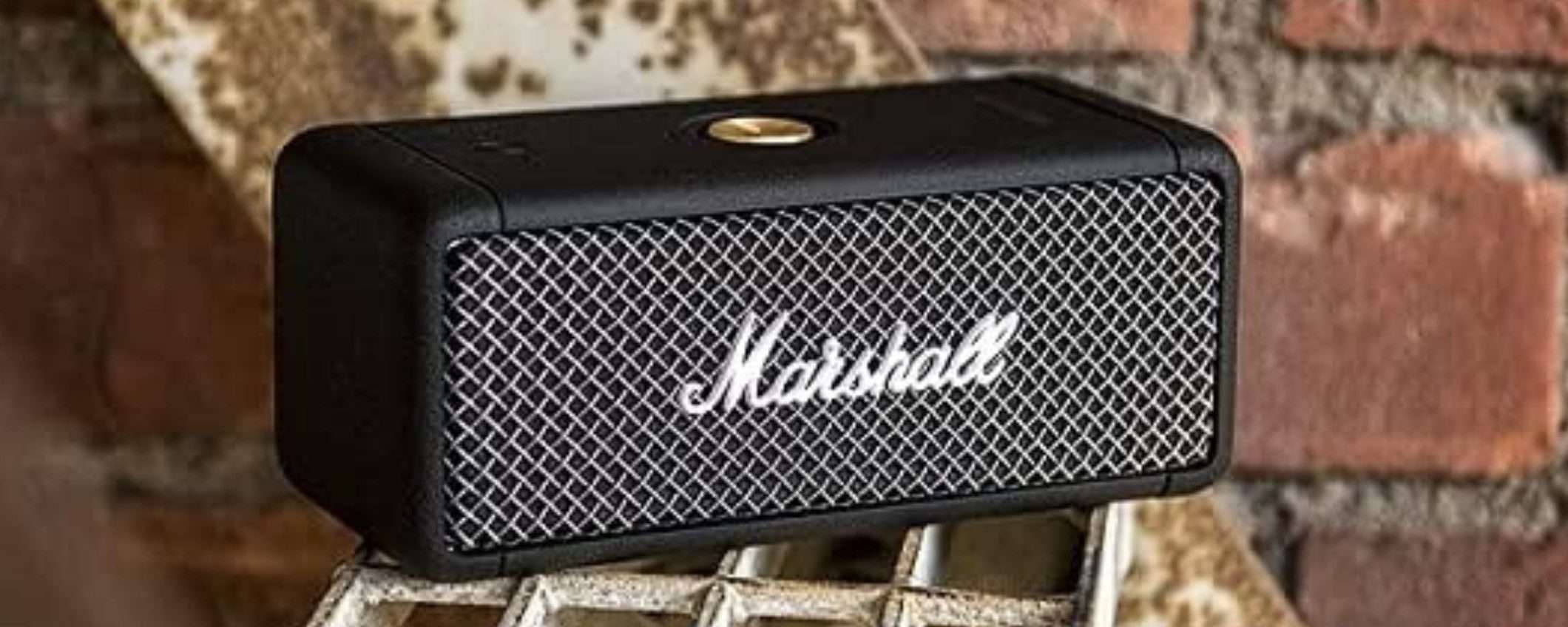 Marshall Emberton a 99€: speaker super LUSSO a prezzo accessibile FINALMENTE