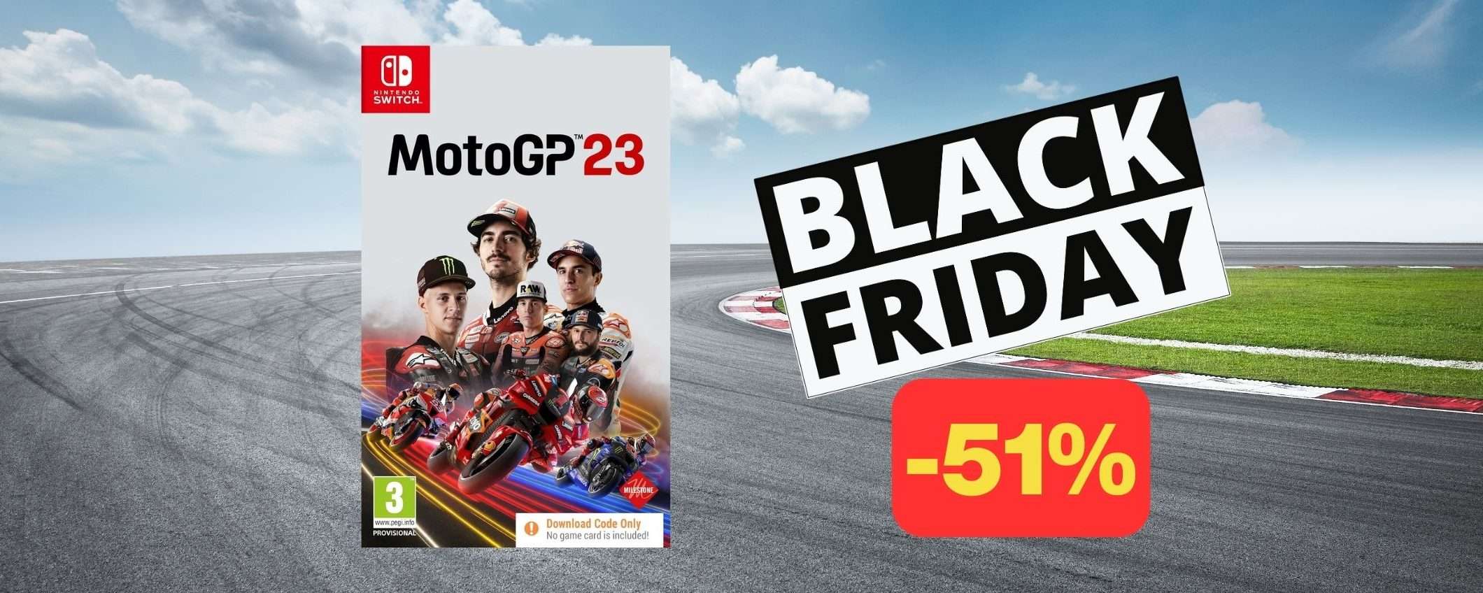 MotoGP 23 per Switch al MINIMO STORICO con le offerte Black Friday