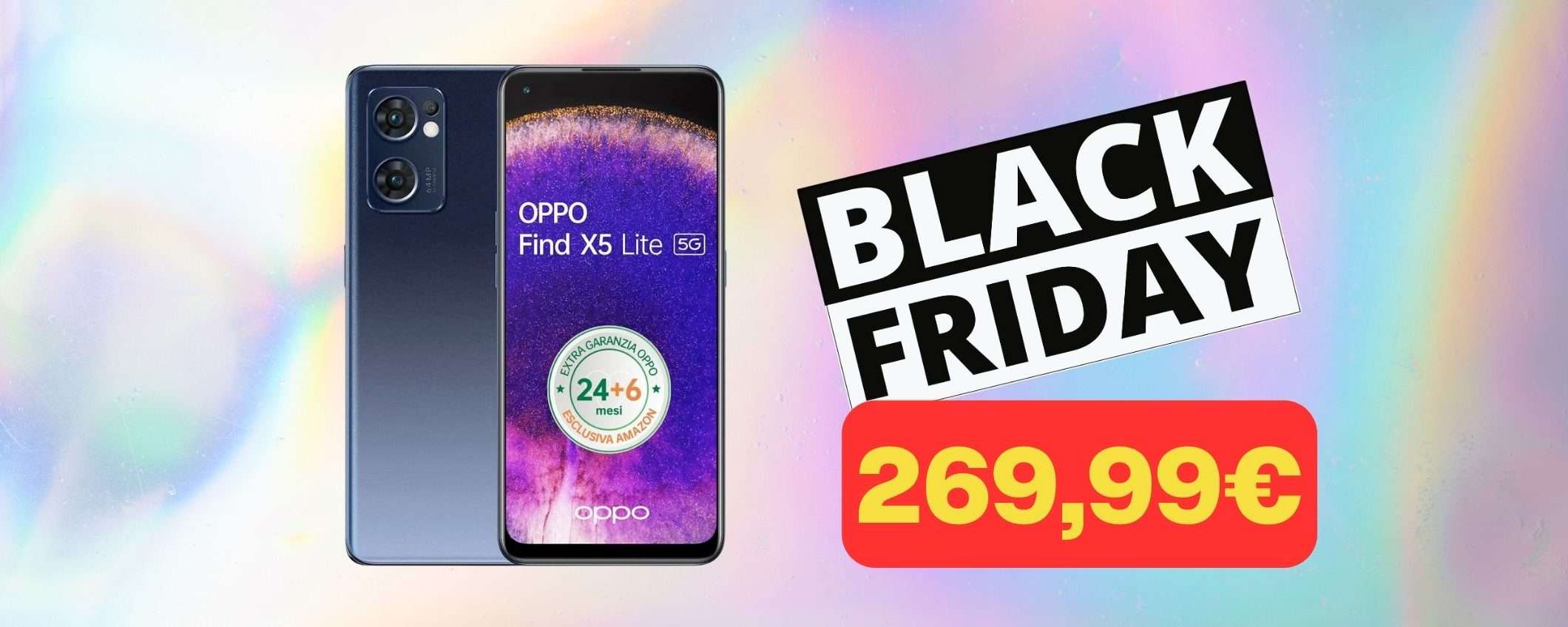 Smartphone OPPO Find X5 Lite in offerta Black Friday a 269,99€