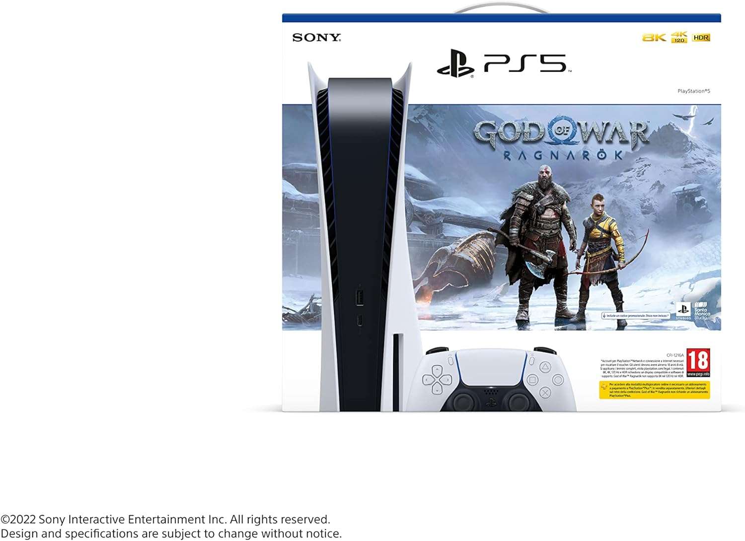 PlayStation 5 Standard Console God of War Ragnarok 1