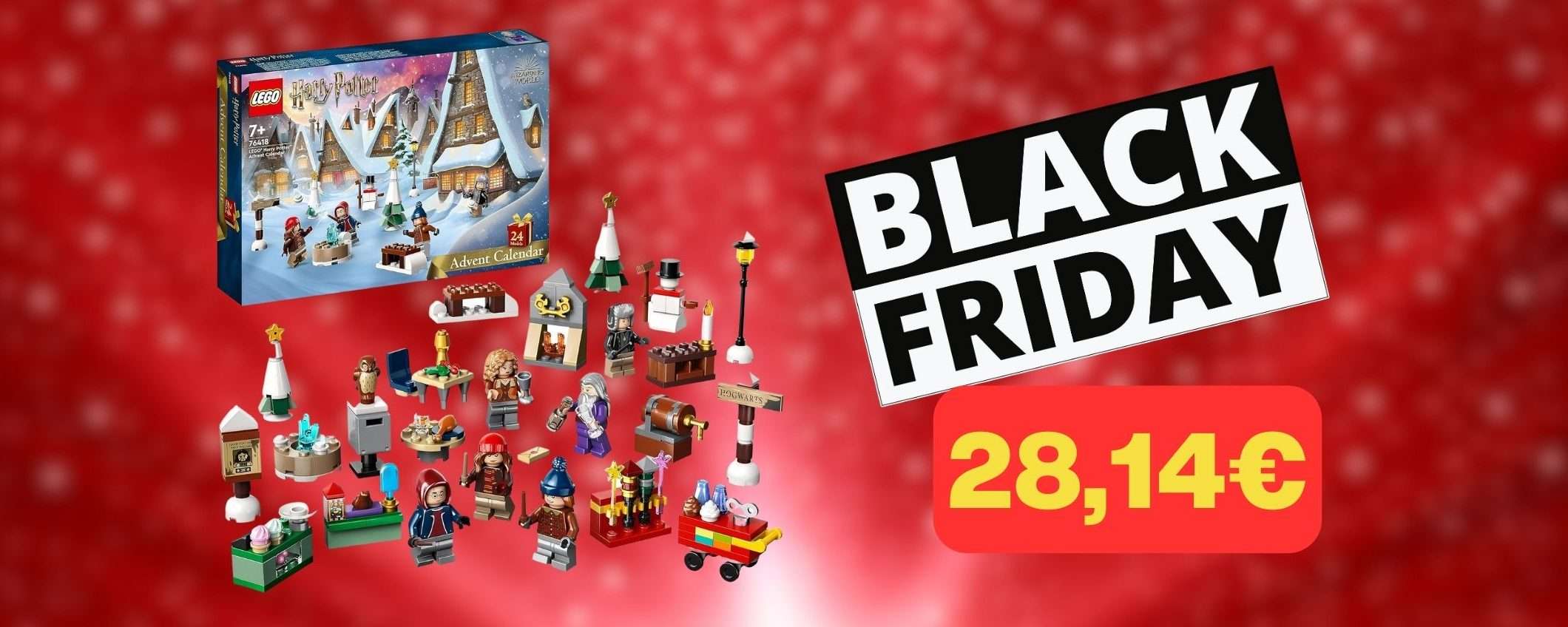 Set LEGO Harry Potter Calendario Avvento 2023 in sconto Black Friday