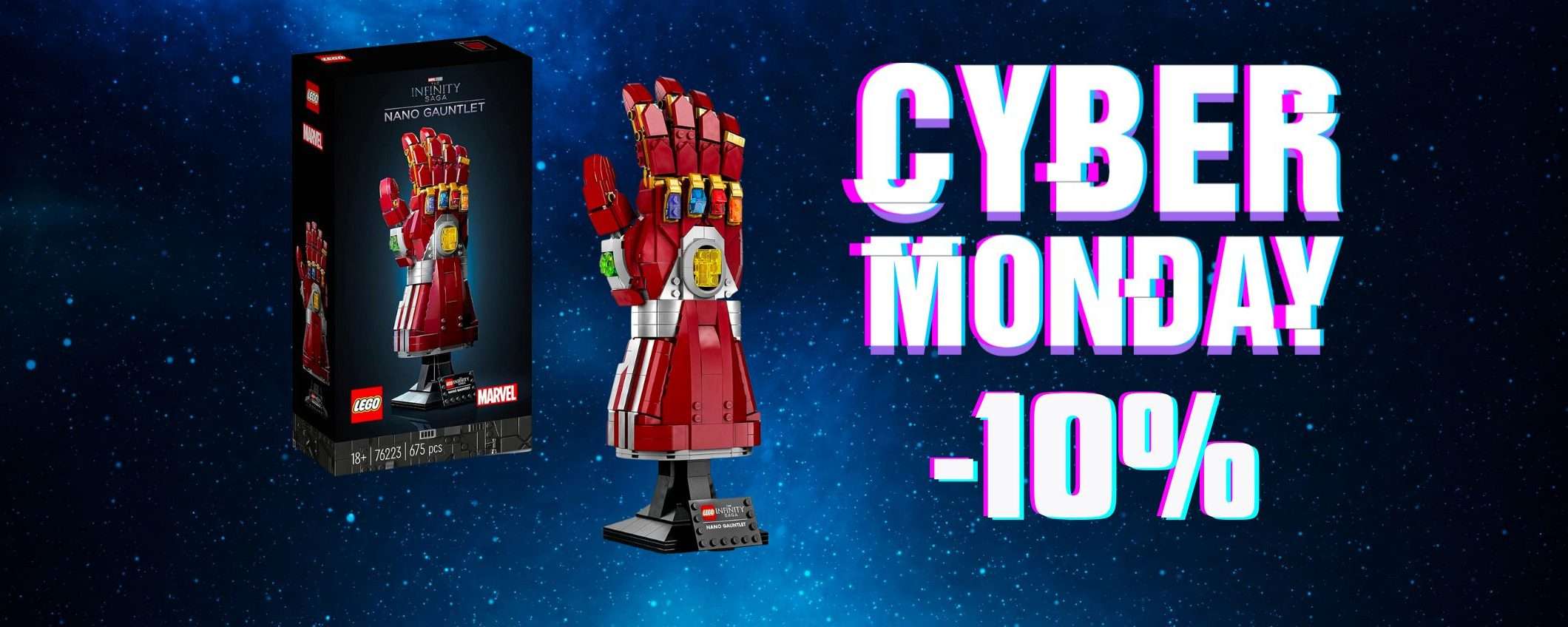 Set LEGO Marvel Guanto dell'Infinito in sconto fino a STASERA