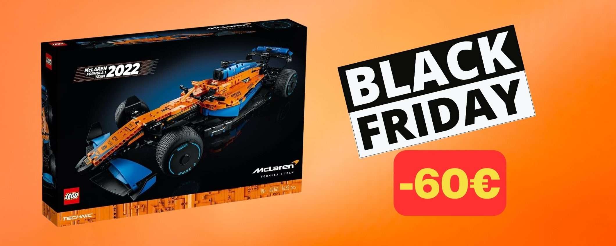 FOLLIA Amazon: il set LEGO McLaren F1 è in offerta al MINIMO STORICO (-60€)