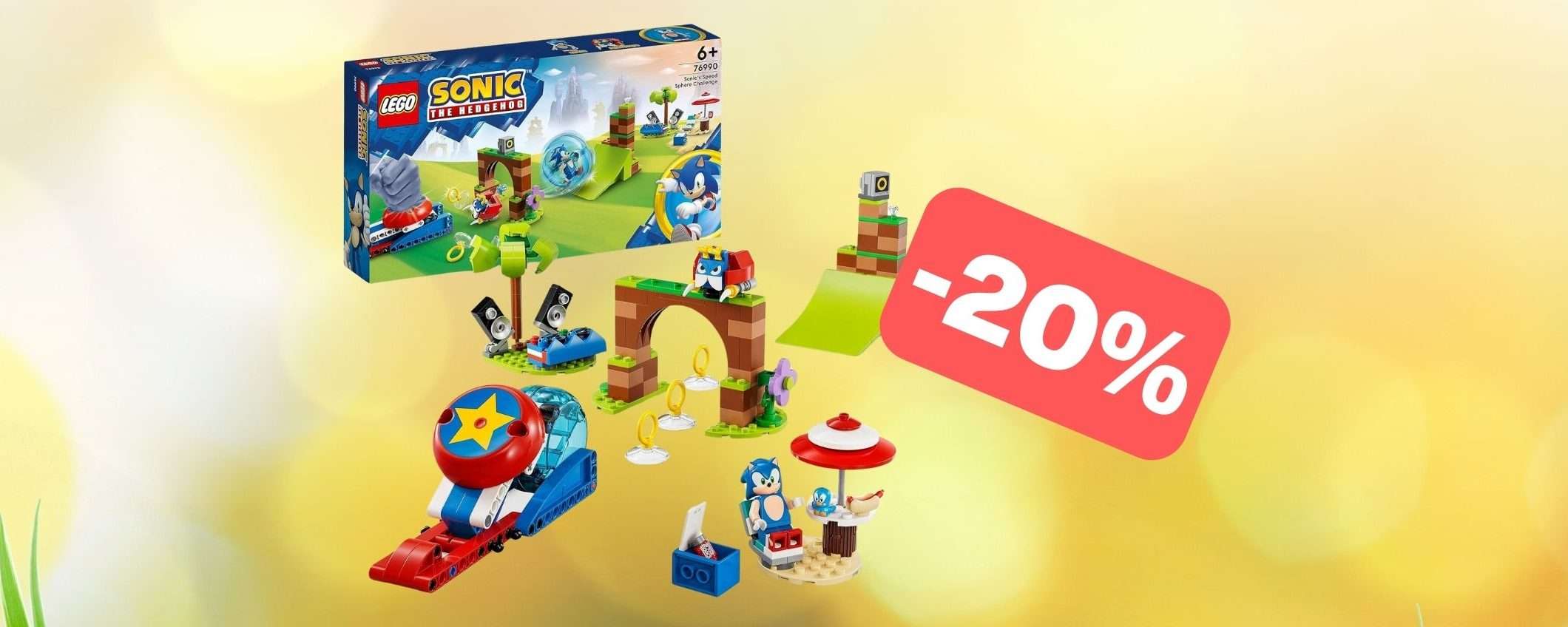 Set LEGO Sonic the Hedgehog: bellissimo e in OFFERTA su Amazon (-20%)