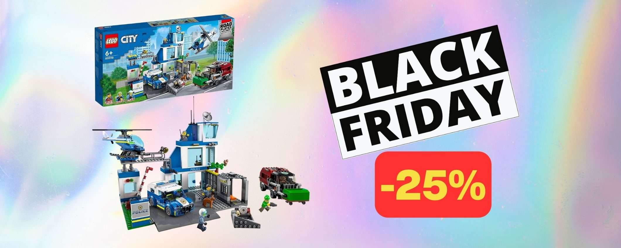 Set LEGO Stazione di Polizia in ottimo sconto Black Friday