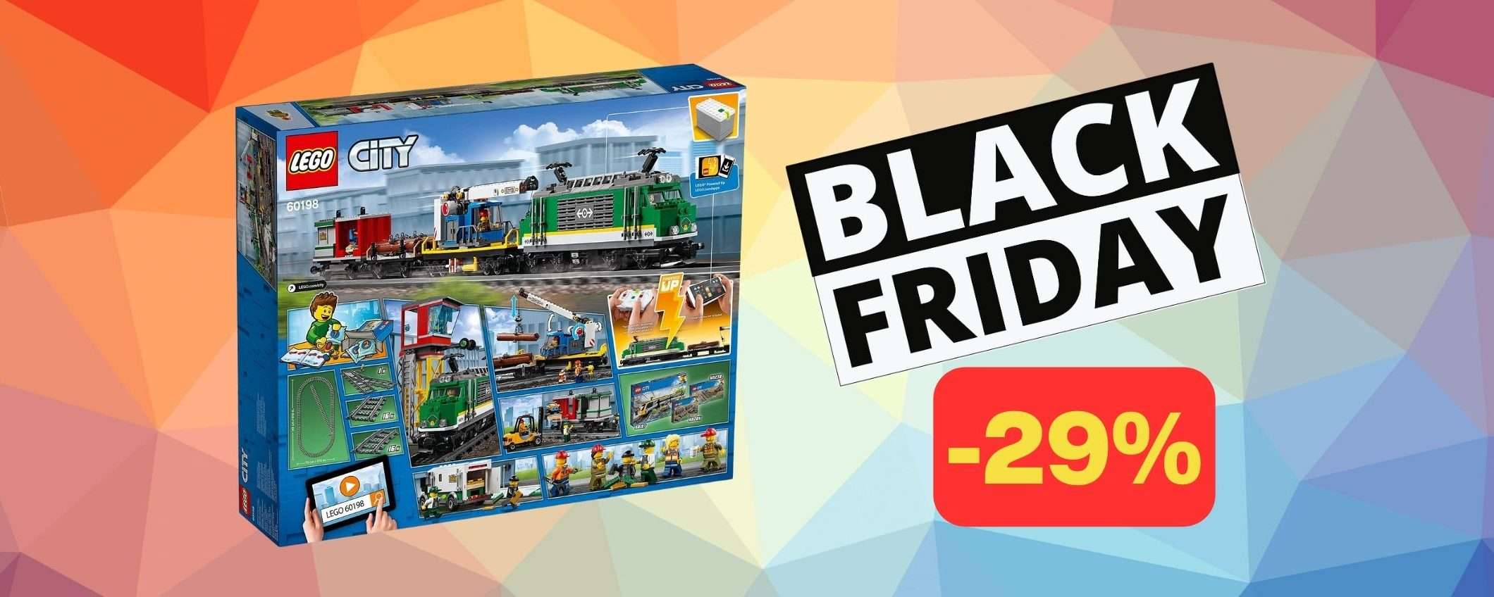 Set LEGO Trenino telecomandato in DOPPIA OFFERTA Black Friday