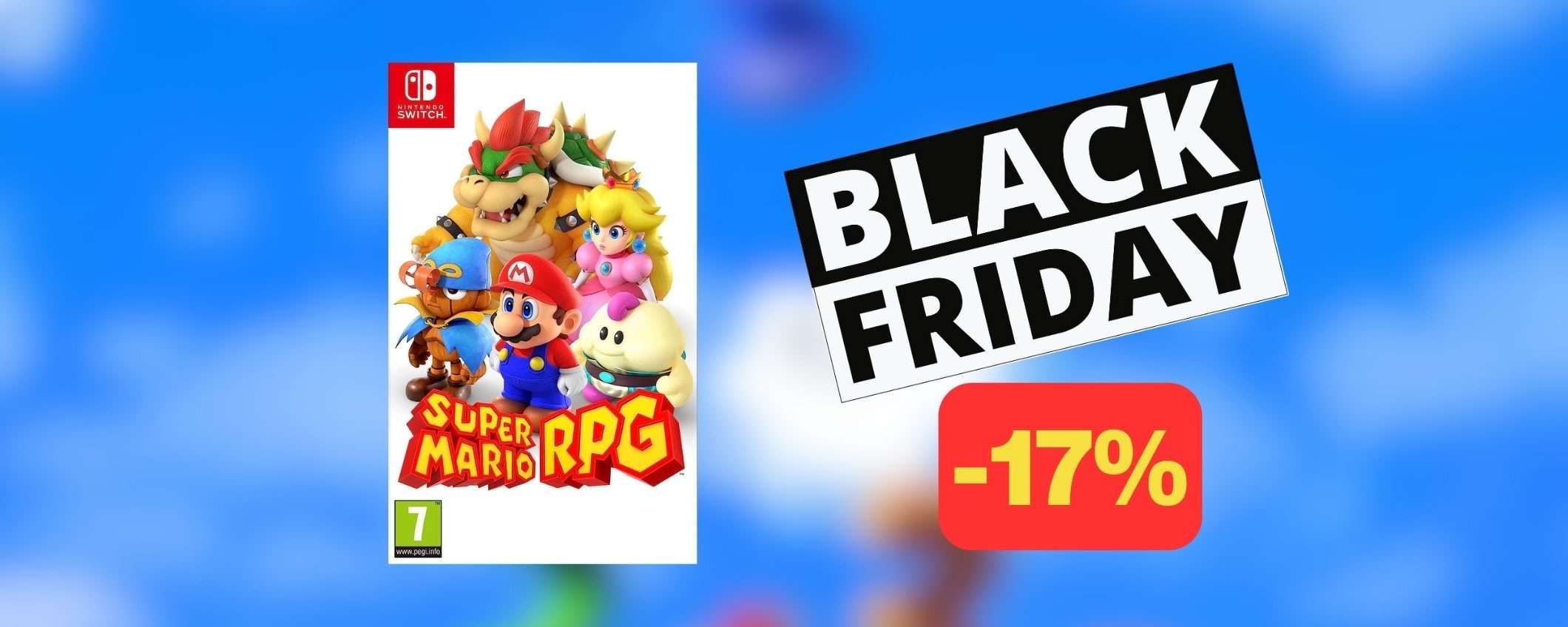 Super Mario RPG è subito in OFFERTA BLACK FRIDAY (-17%)