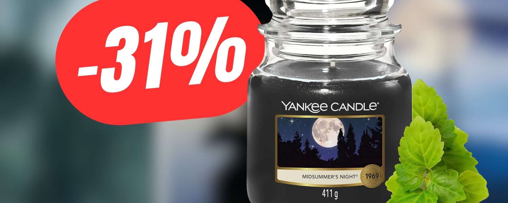 Questa Yankee Candle vi ricorderà una notte di mezza estate (ed è SCONTATA)