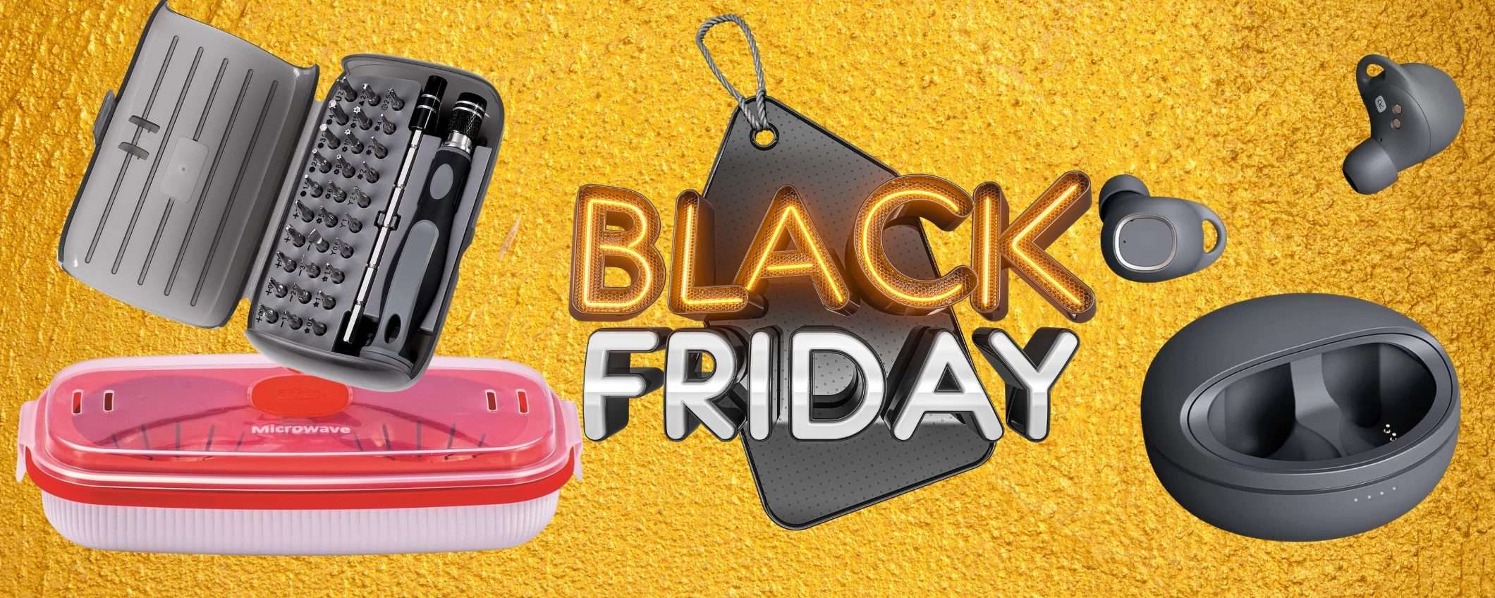 Amazon ANTICIPO di Black Friday: 10 cose UTILISSIME a meno di 10€