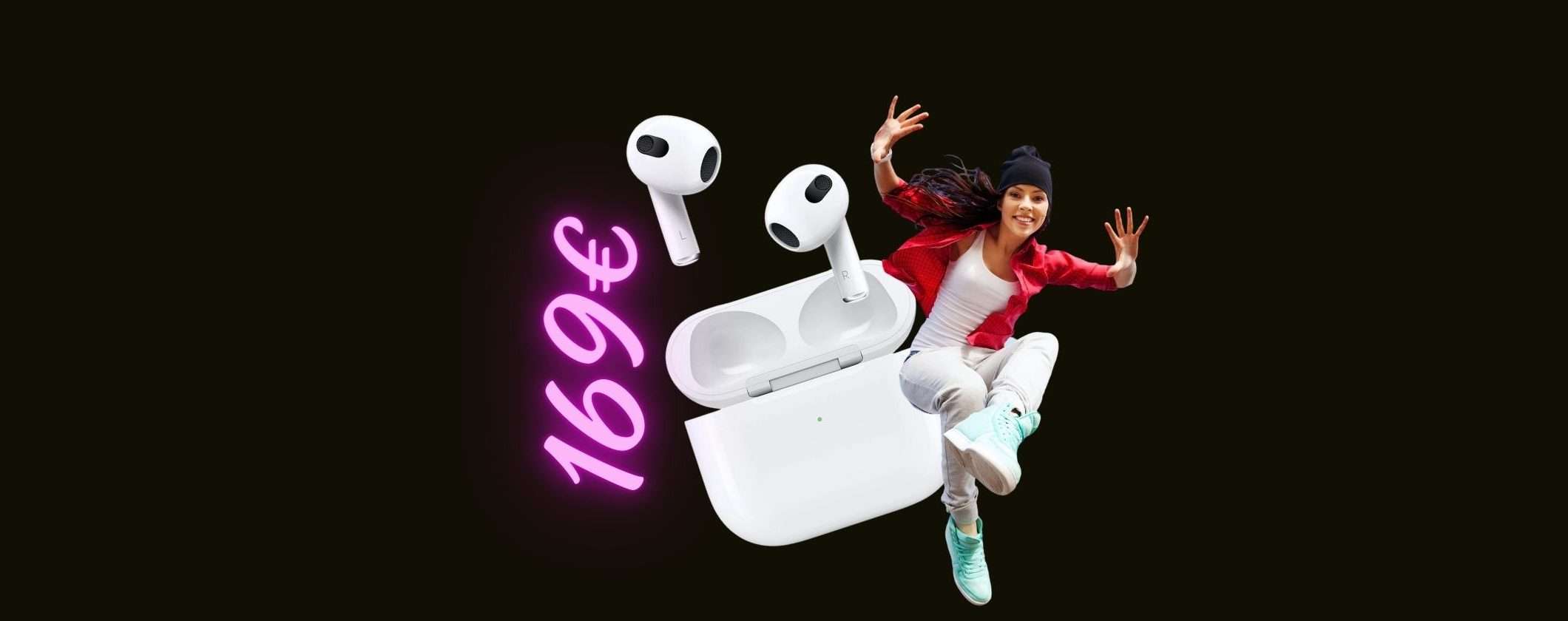 Apple AirPods 3: a 169€ sono da acquistare SUBITO