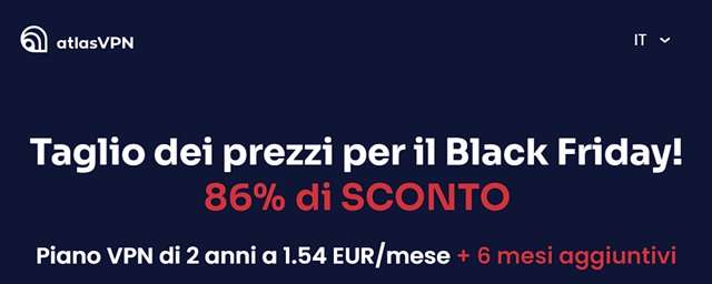 atlas vpn sconto black friday