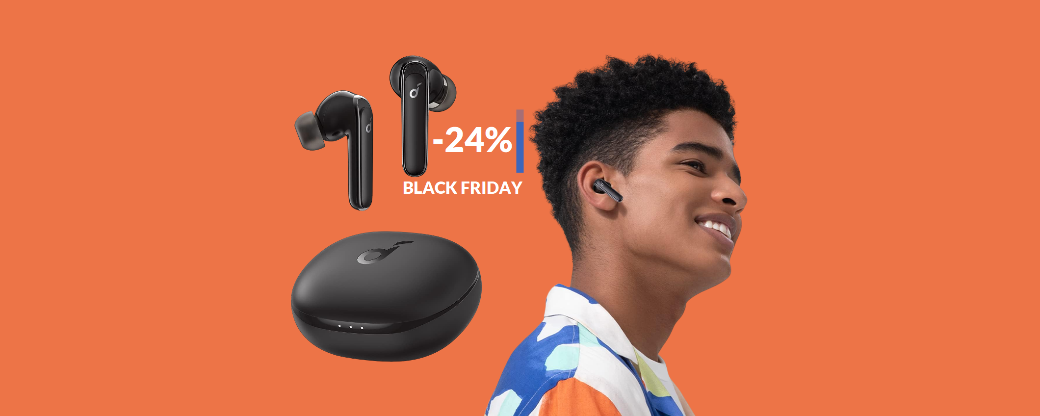 Questi auricolari durano 2 giorni: AFFARONE al Black Friday (52€)