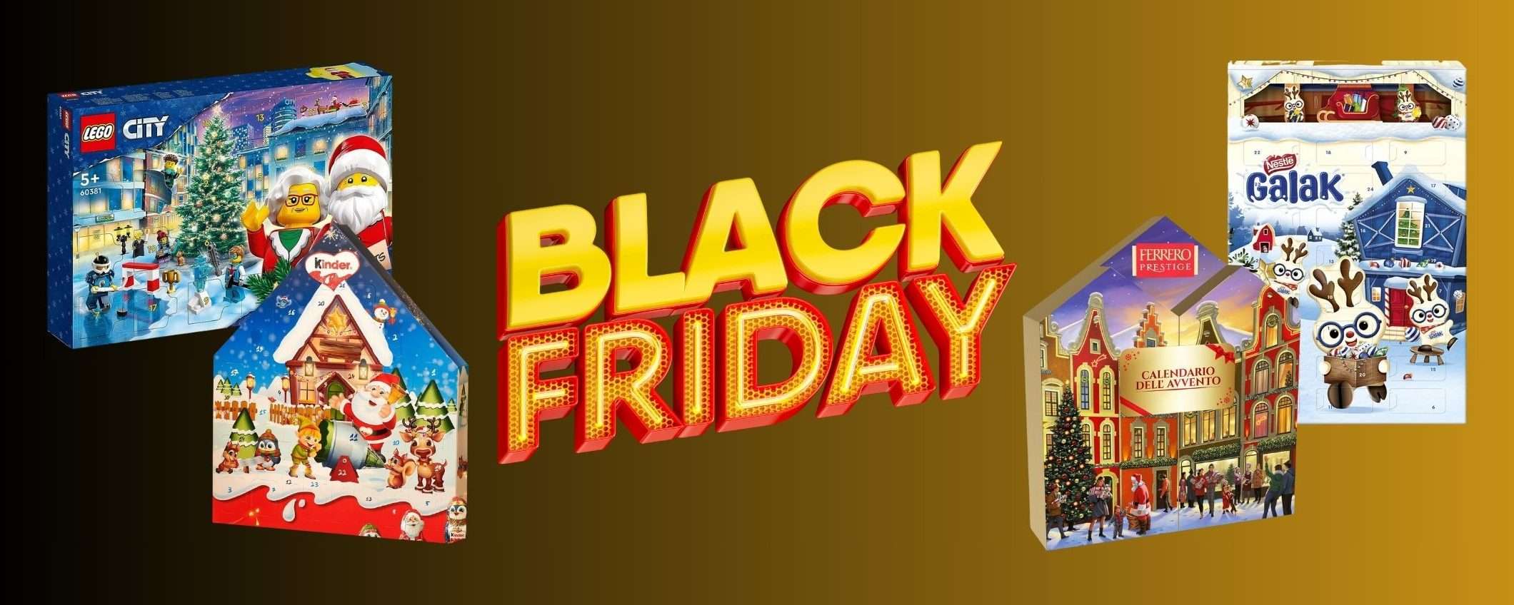 Calendari dell'Avvento SCONTATISSIMI: Black Friday in anticipo su Amazon