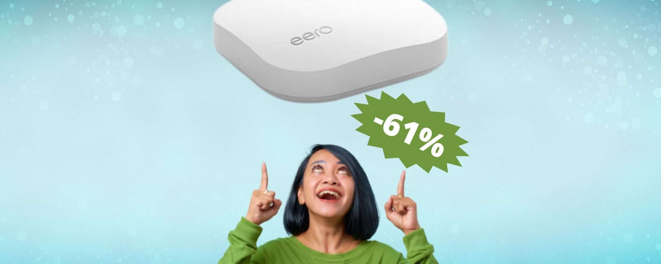 Amazon eero Pro: sconto FOLLE per il Black Friday (-61%)