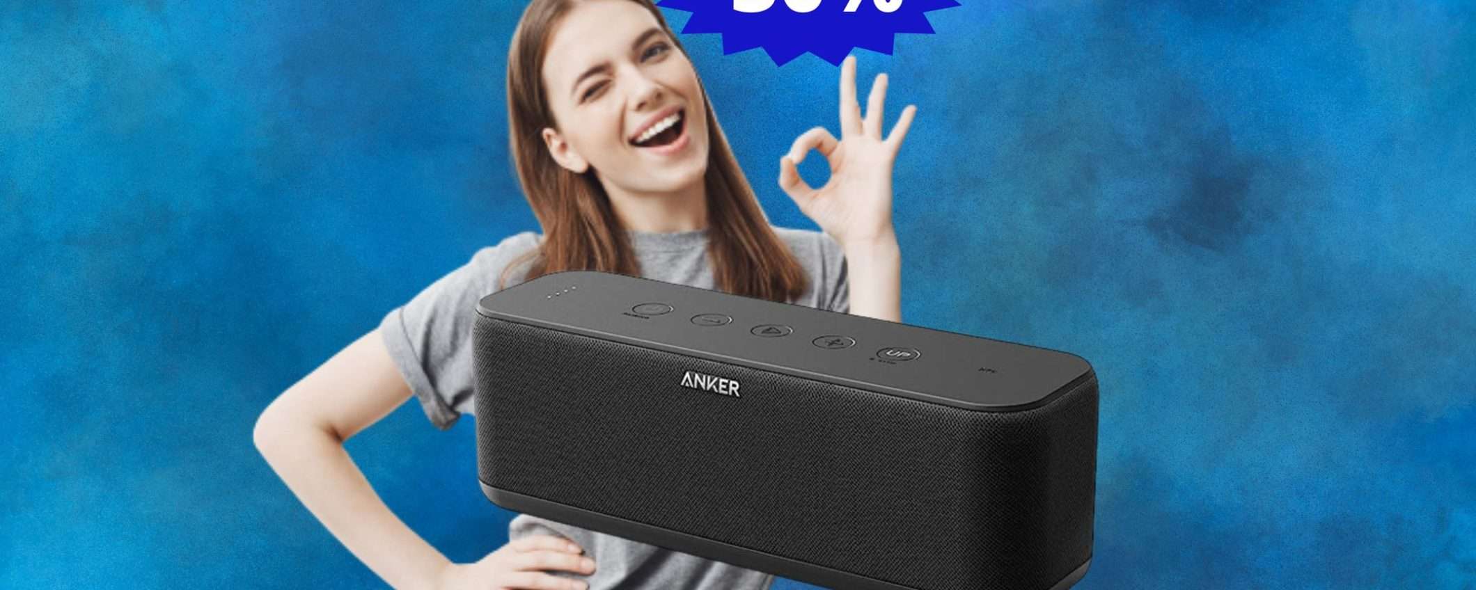 Anker SoundCore Boost: MEGA sconto del 30% su Amazon