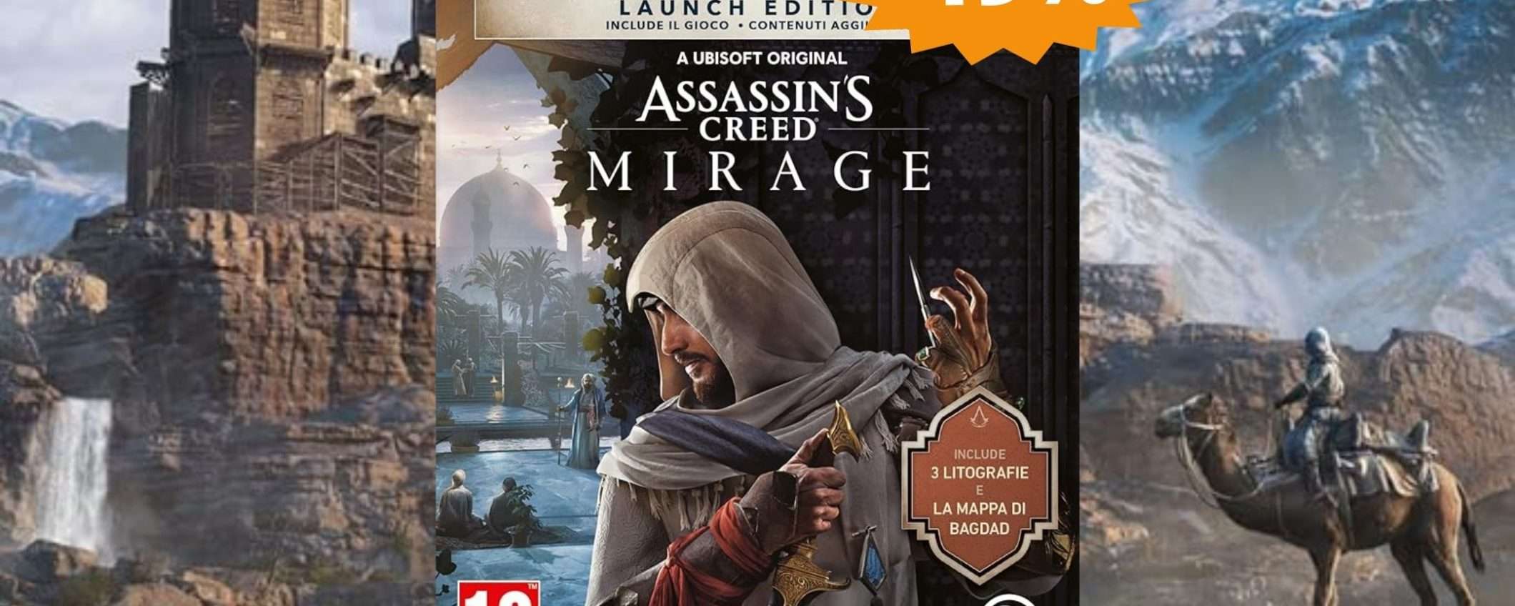 Assassin's Creed Mirage PS5: super sconto per il Black Friday (-19%)