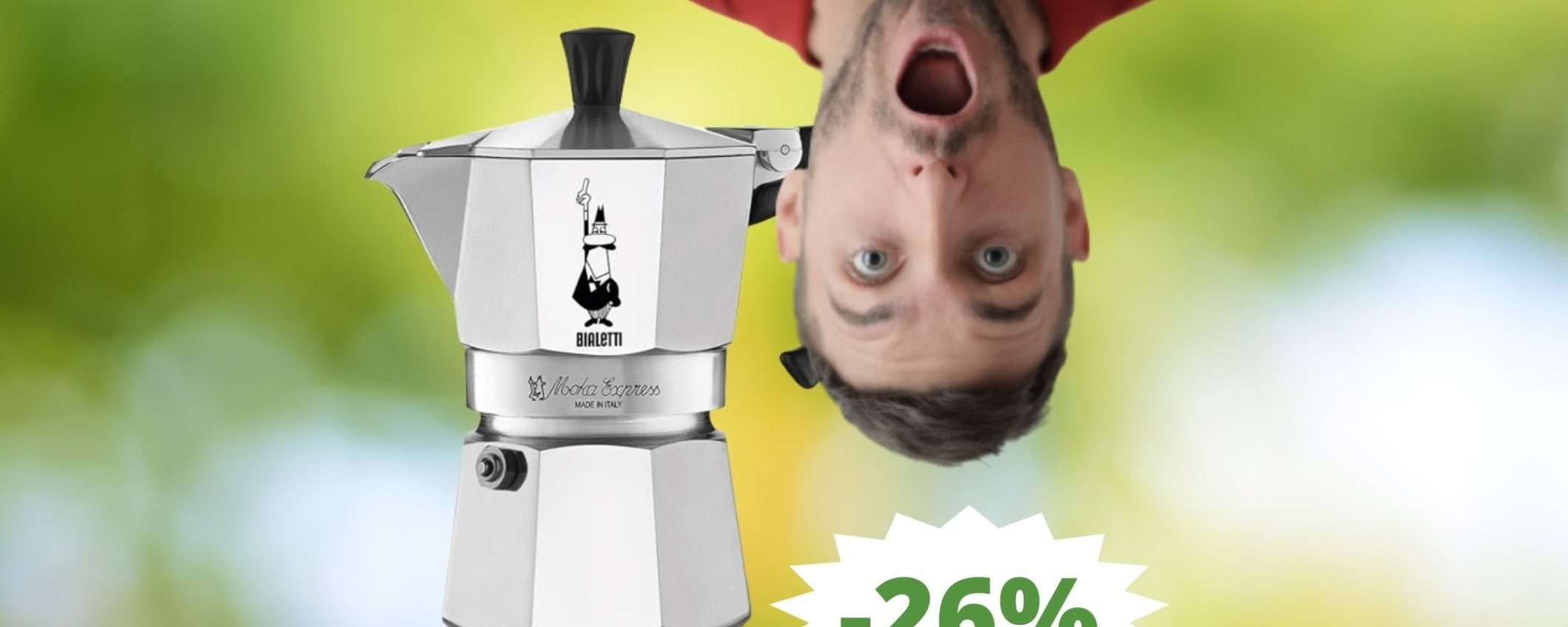 Bialetti Moka Express: prezzo IMPERDIBILE su Amazon (-26%)