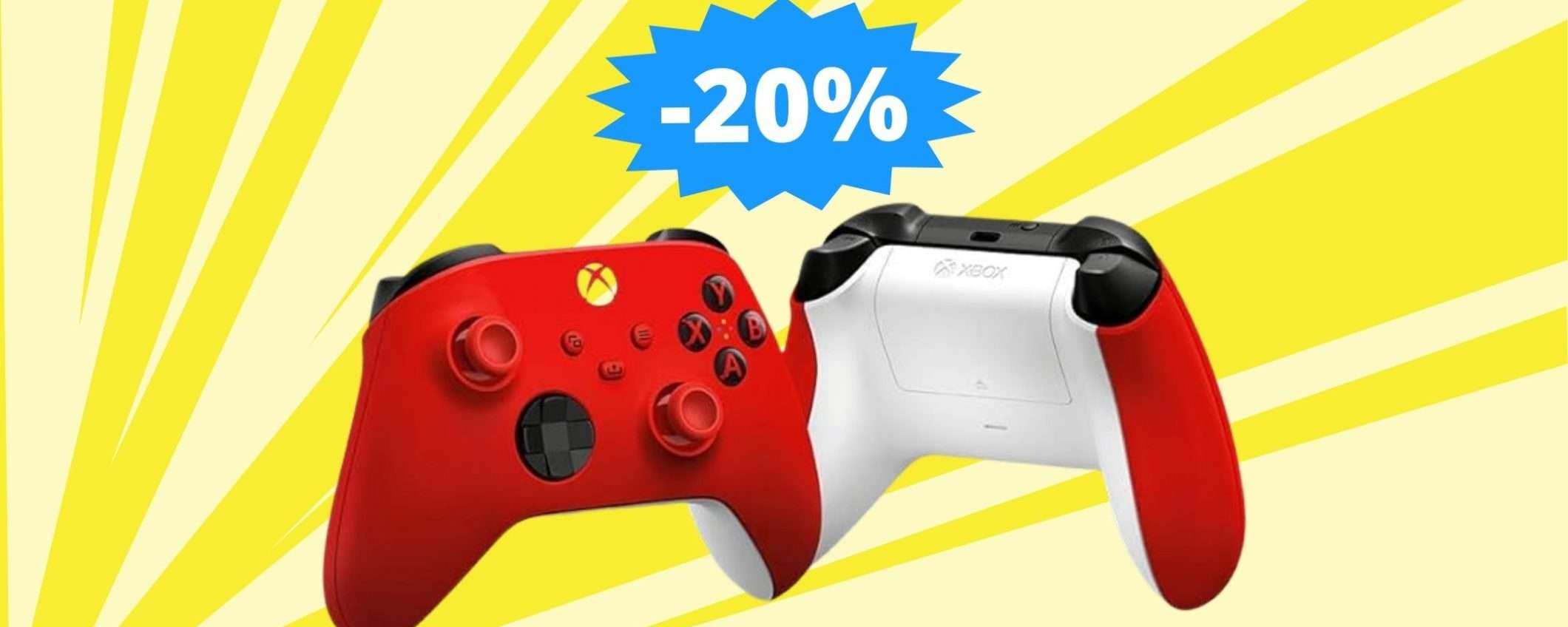 Controller Xbox Pulse Red: un'OCCASIONE da non perdere (-20%)