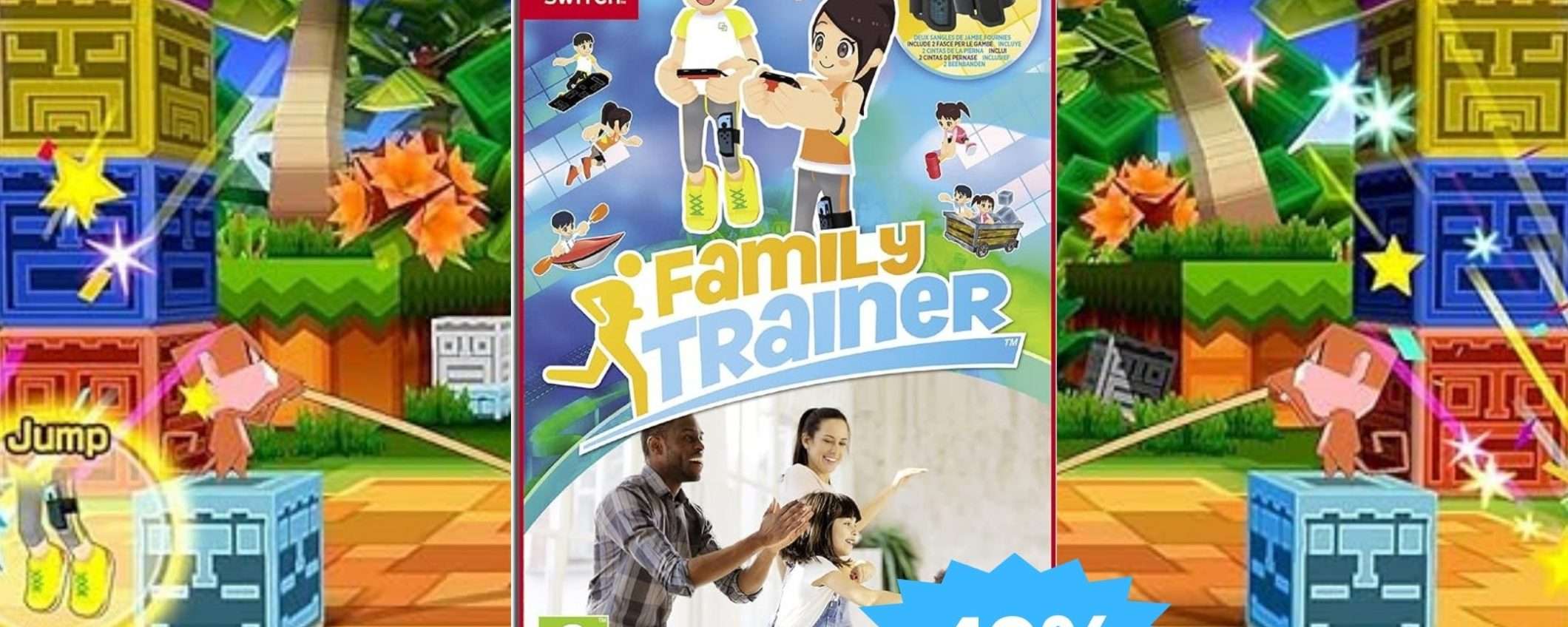 Family Trainer per Switch: CROLLO del prezzo su Amazon (-49%)