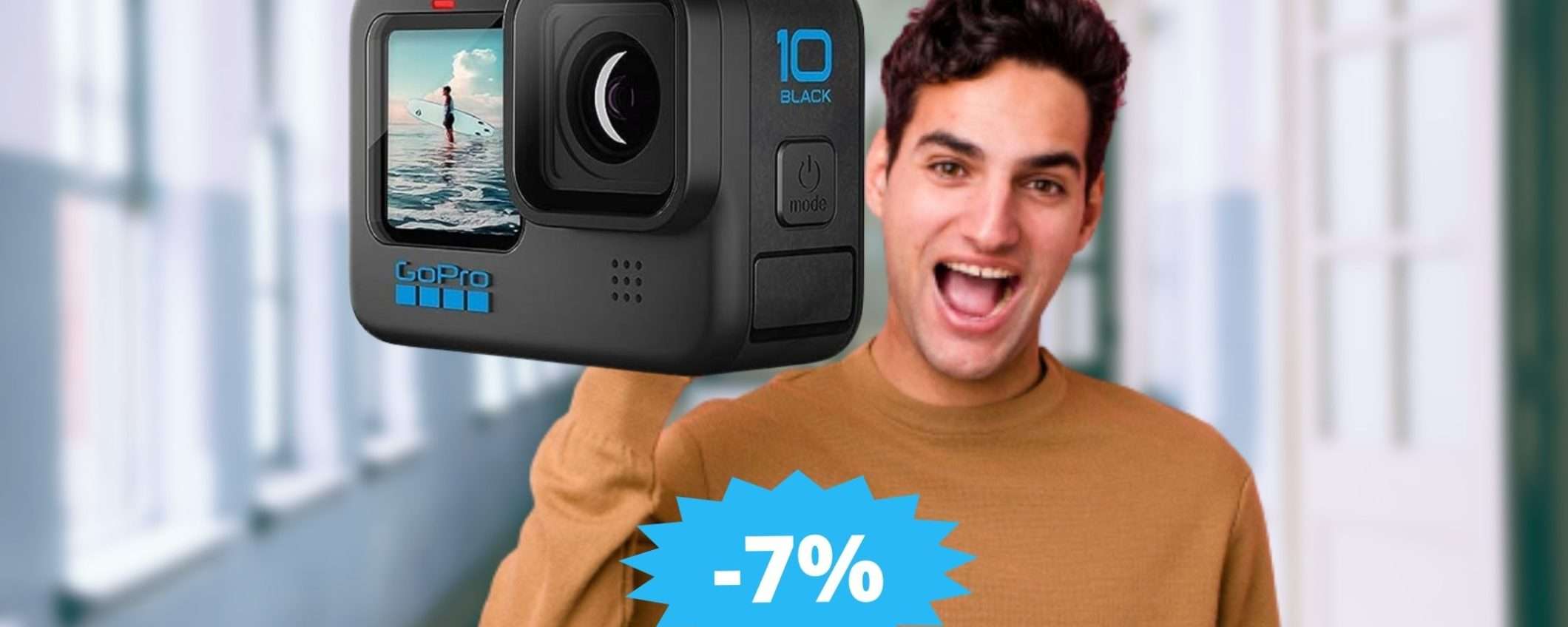 GoPro HERO10 Black: in SCONTO per la settimana del Black Friday