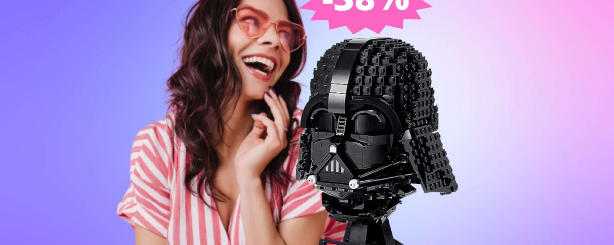 LEGO Star Wars casco di Darth Vader: un AFFARE imperdibile (-38%)