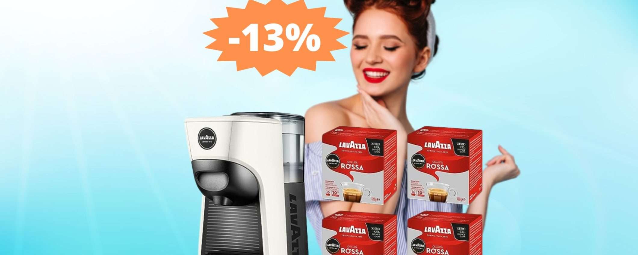 Lavazza A Modo Mio + con 64 capsule: SUPER sconto su Amazon