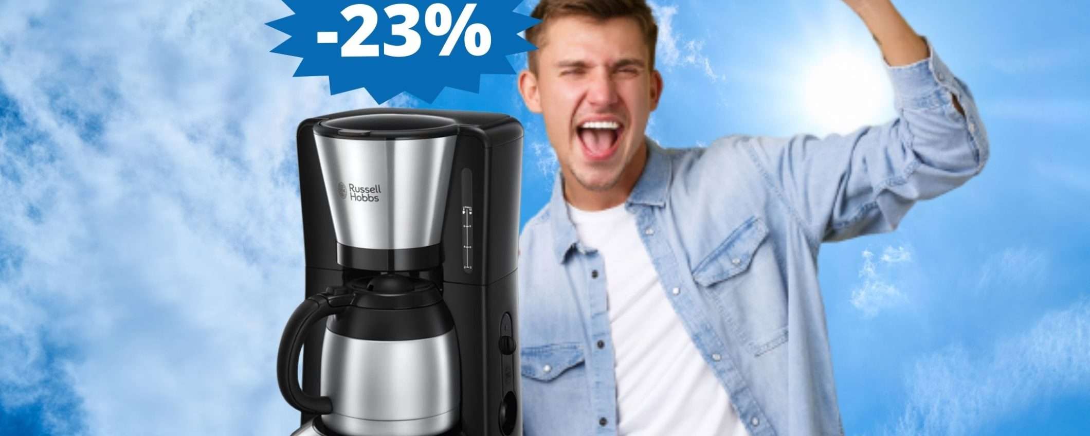 Macchina da caffè Russell Hobbs: SUPER sconto del 23%