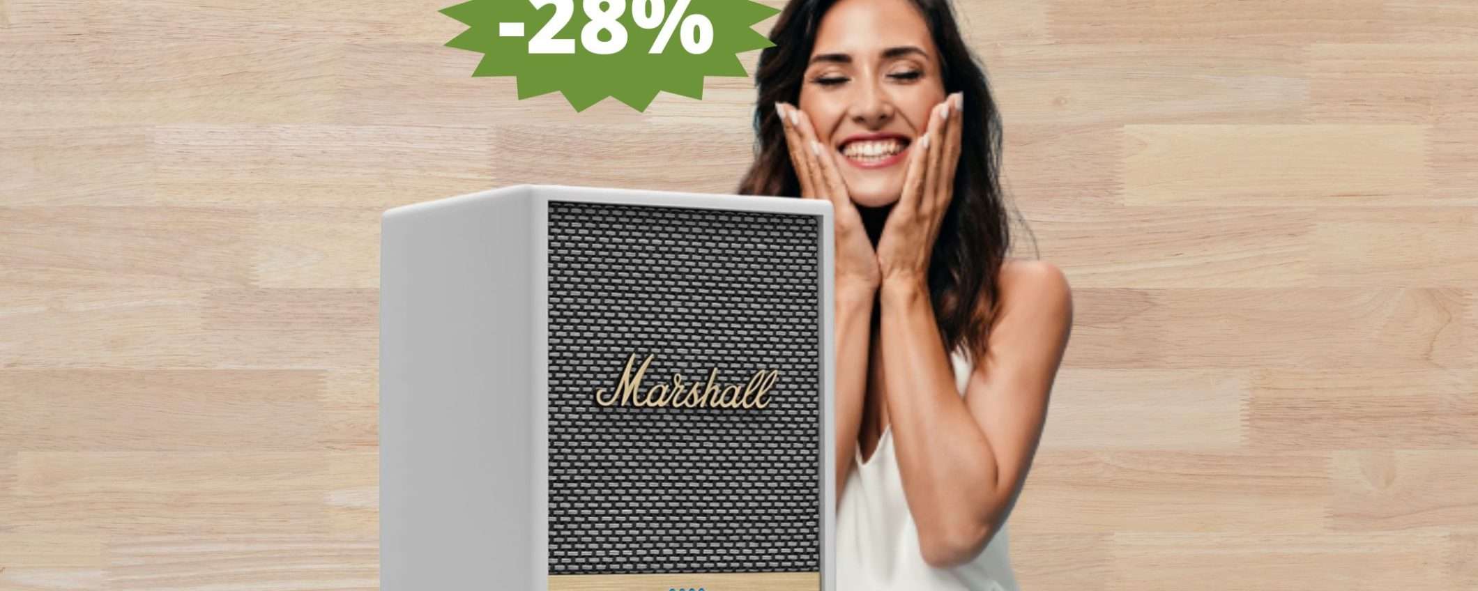 Marshall Uxbridge: stilosa, affidabile e in MEGA sconto (-28%)