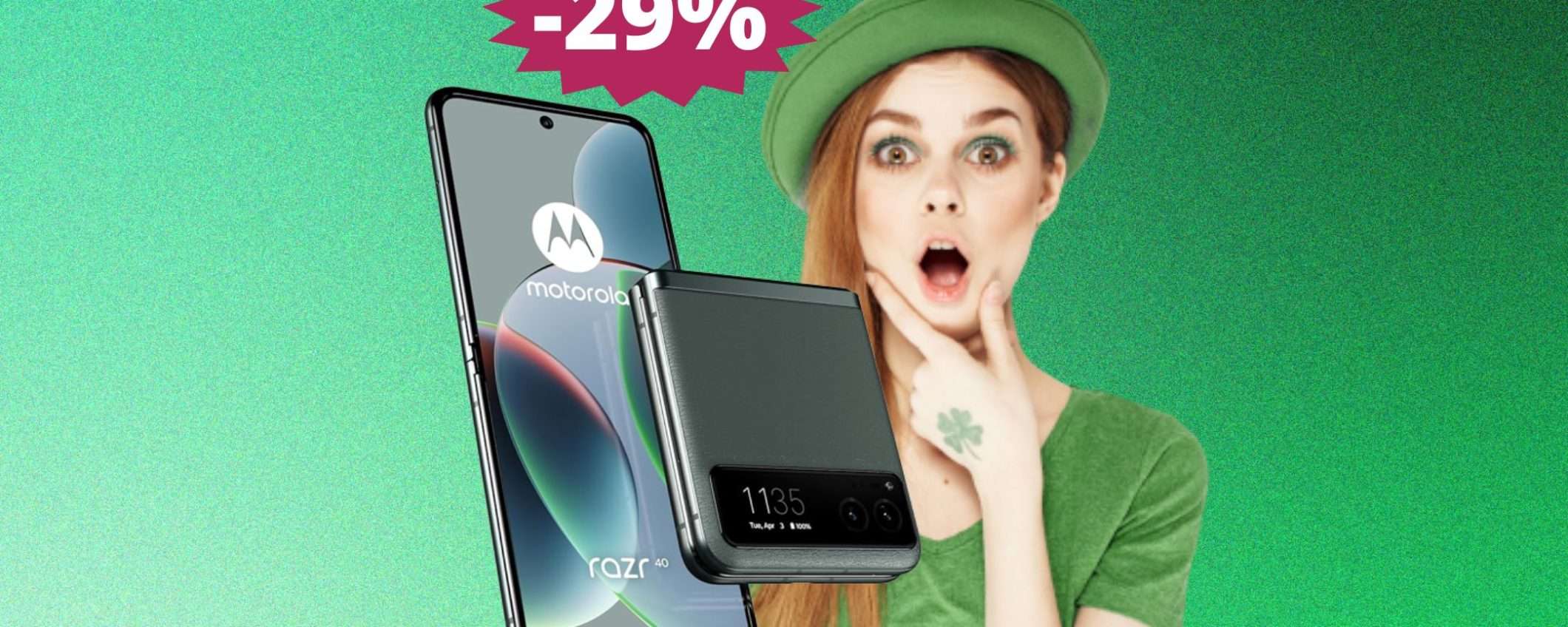 Motorola Razr 40: SUPER sconto del 29% su Amazon