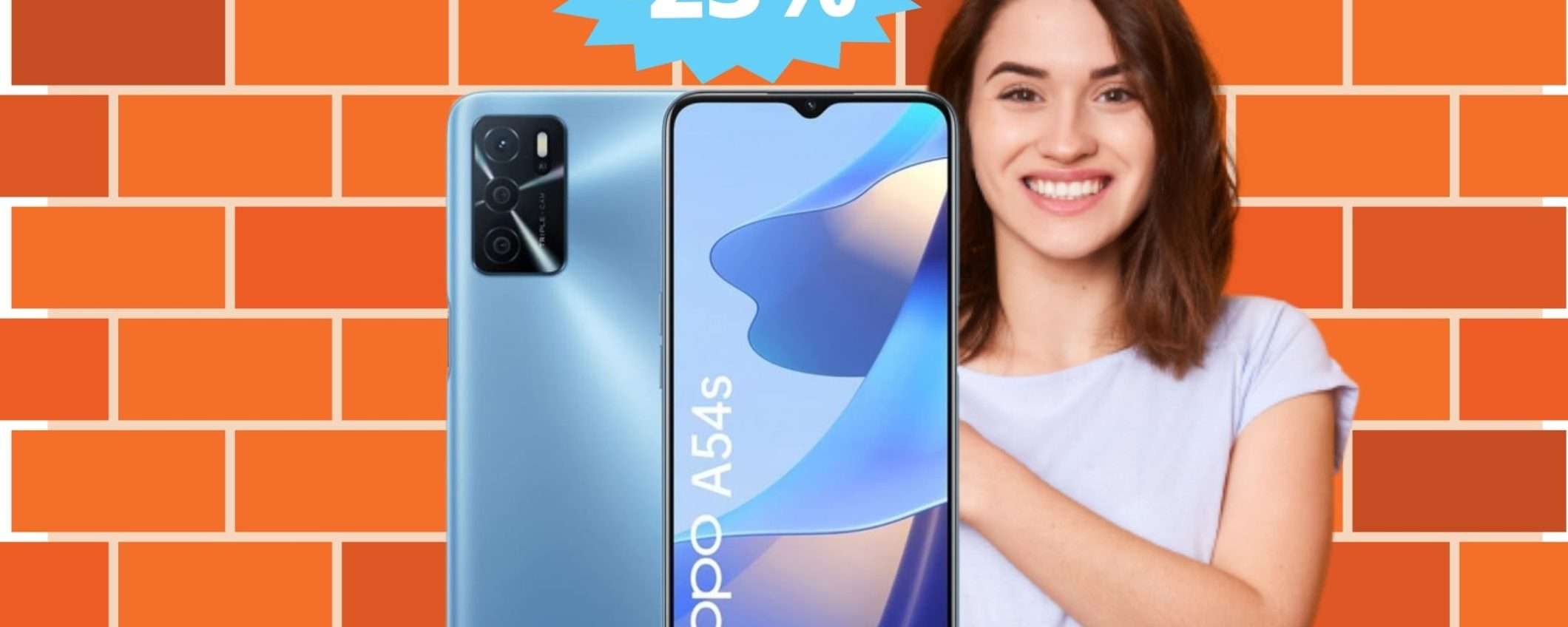 OPPO A54s: difficile trovare di meglio a questo PREZZO (-23%)