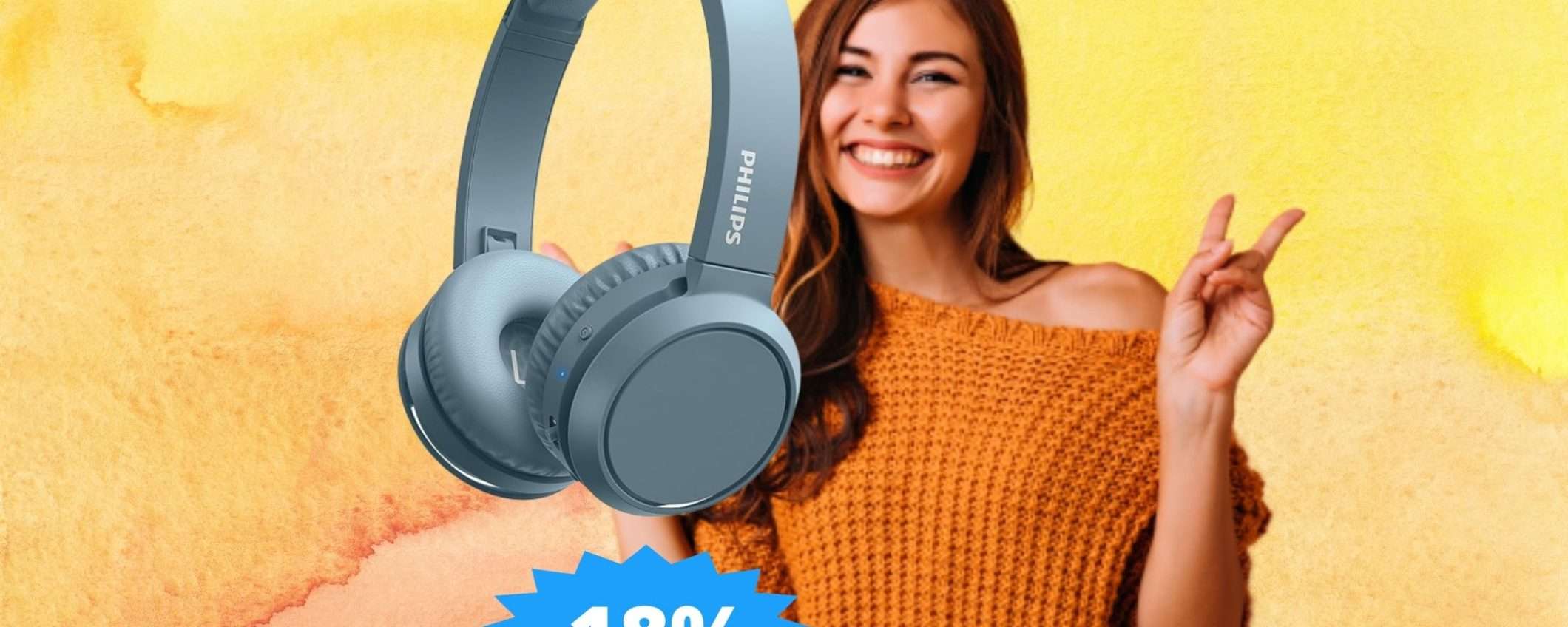 Philips Audio On Ear: sconto ECCEZIONALE su Amazon per il Black Friday