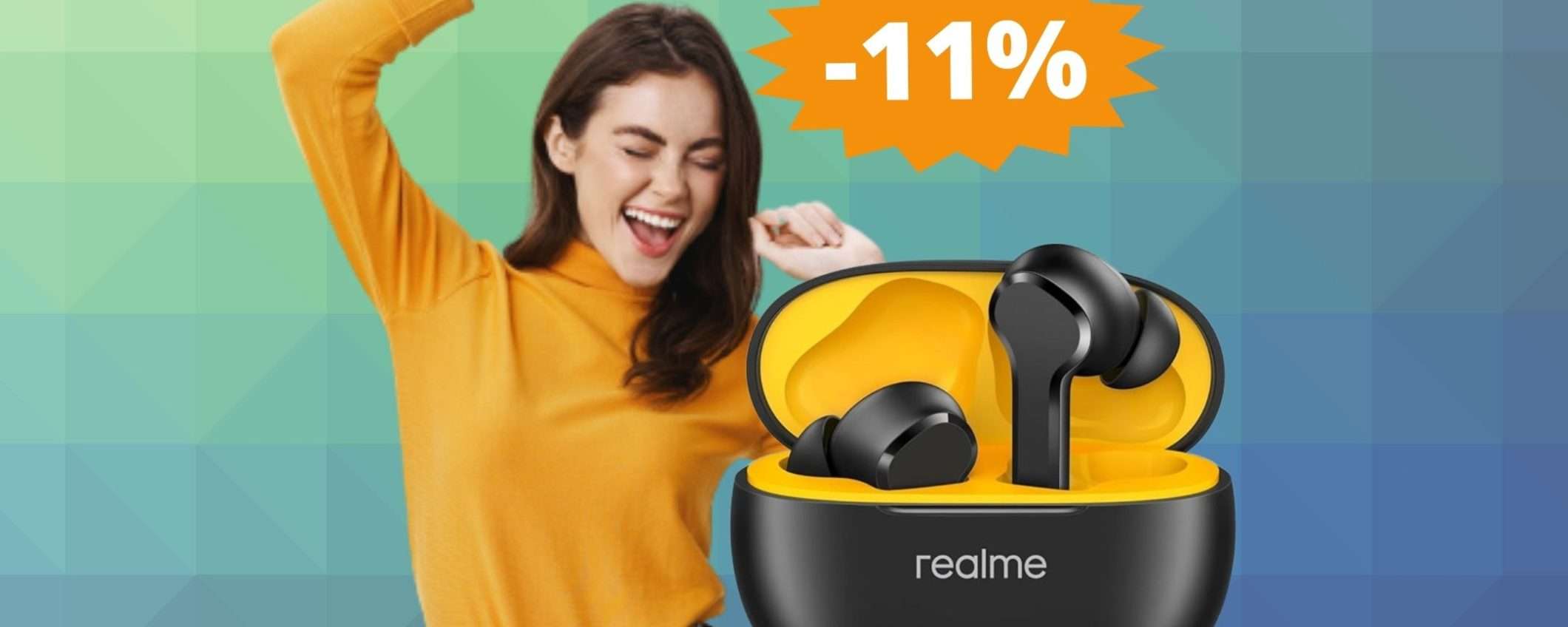 Realme Buds T100: un'OFFERTA che non puoi perdere