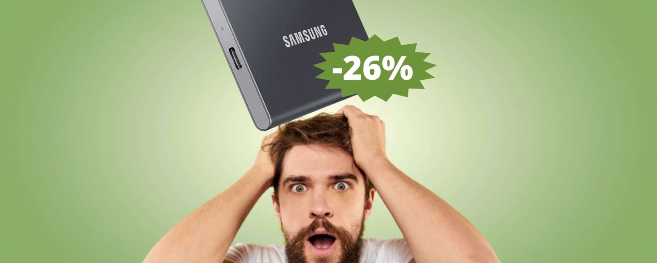 SSD Samsung T7: velocità e affidabilità in SUPER sconto